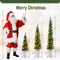 Costway Set of 3 Pre-Lit Artificial Christmas Trees with 423 Branch Tips 3, 4, 5 FT